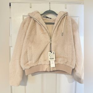 Zara sherpa jacket